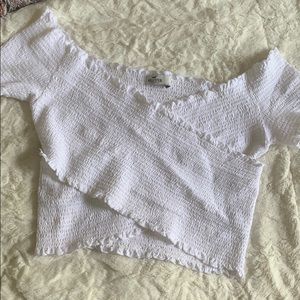 Off shoulder drop top